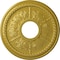 Ekena Millwork Tirana Ceiling Medallion (Fits Canopies up to 4 3/4"), 13 7/8"OD x 3 3/4"ID x 1 1/4"P, Rich Gold CM13TIRGS - alternate 1